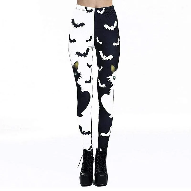 B&W Batty Leggings