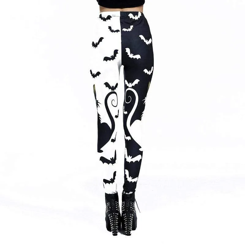 B&W Batty Leggings