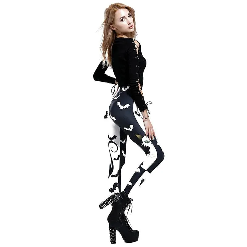 B&W Batty Leggings