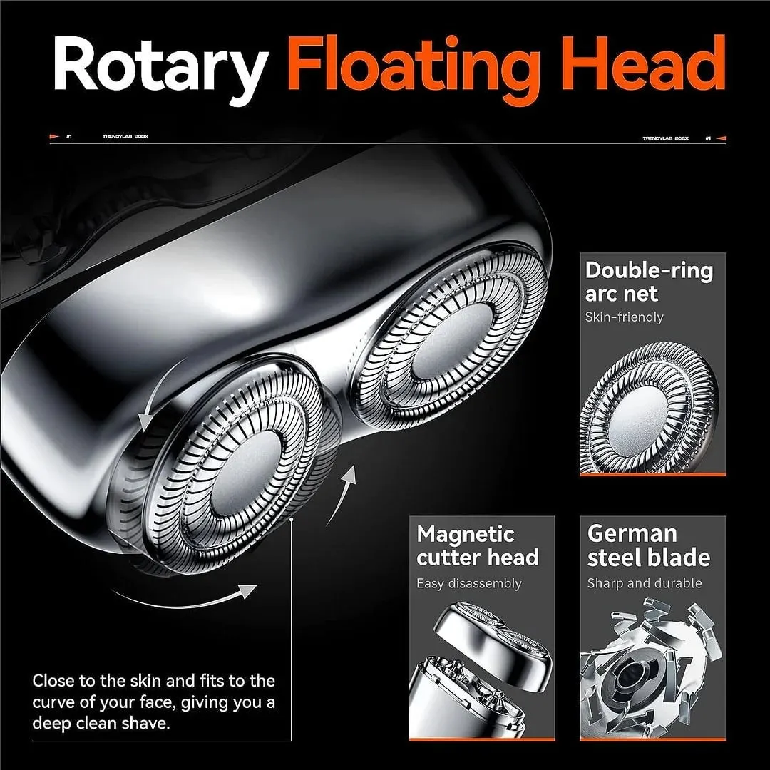 Christmas Specials 58% OFF2025 New UpgradeMini Double Head Electric Shave
