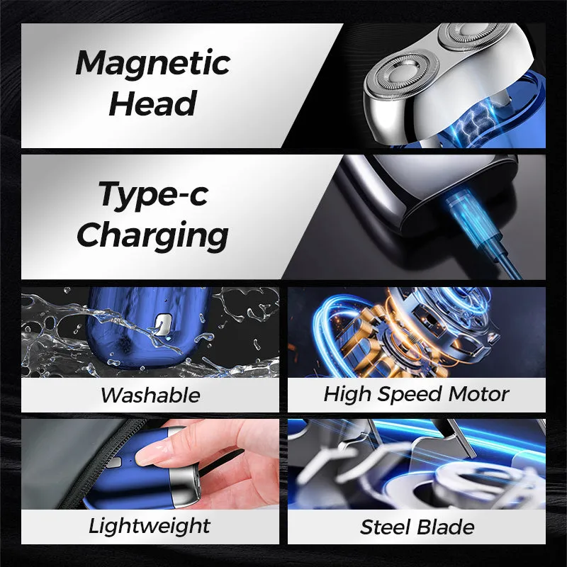 Christmas Specials 58% OFF2025 New UpgradeMini Double Head Electric Shave