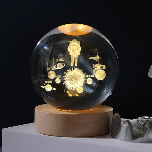 Hot Sale 49% OFF3D Planet Crystal Ball