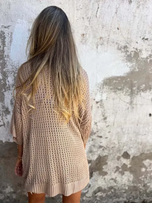 Hot Sale 49% OFFV-neck Hollow Knitted Top