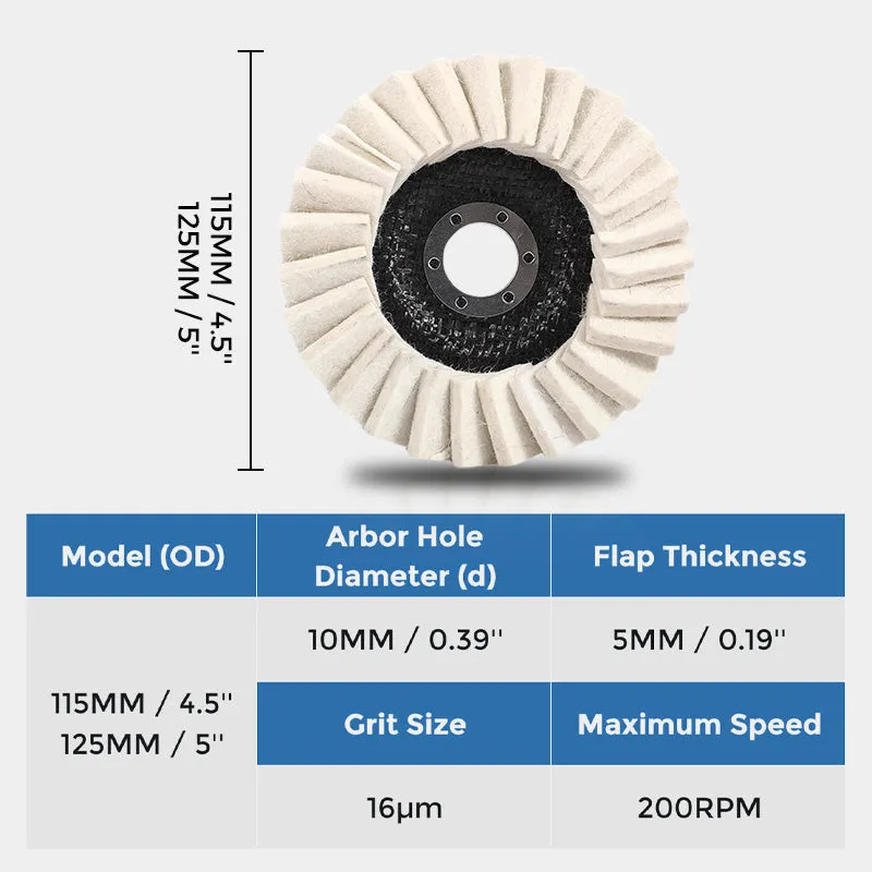 HOT SALE 50% OFFWool Felt Flap Polishing Disc
