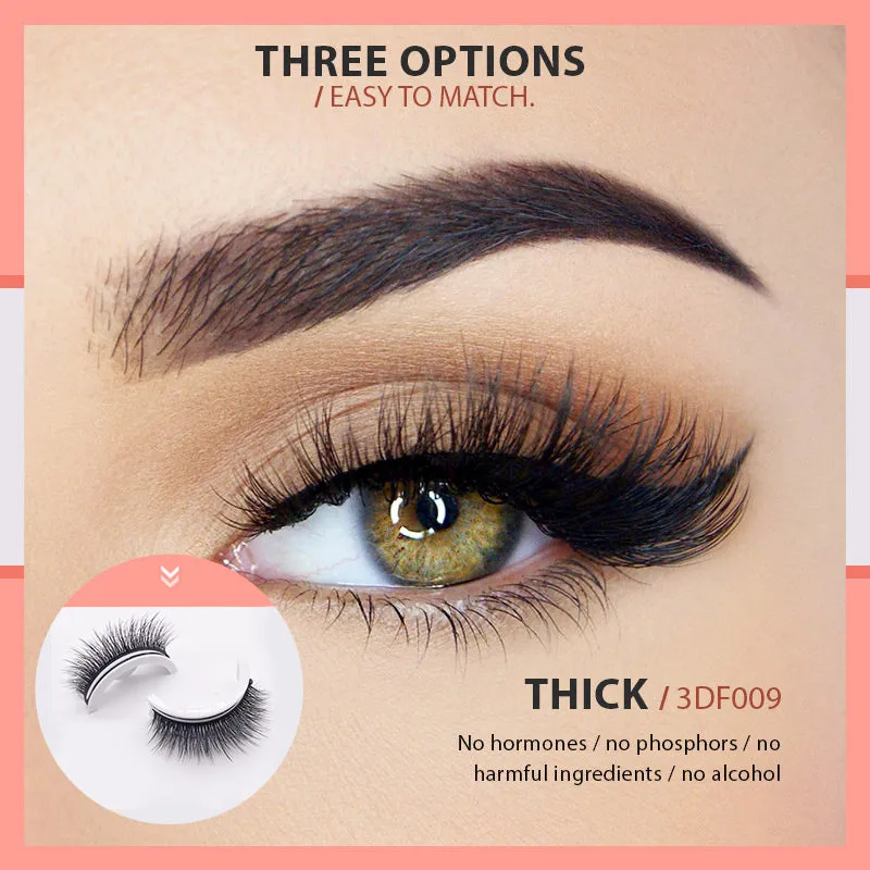 Hot Sale Waterproof & Reusable Self-Adhesive Eyelashes