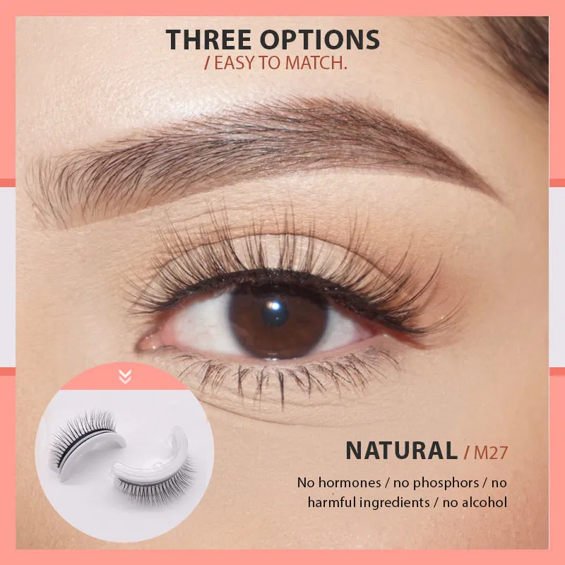 Hot Sale Waterproof & Reusable Self-Adhesive Eyelashes