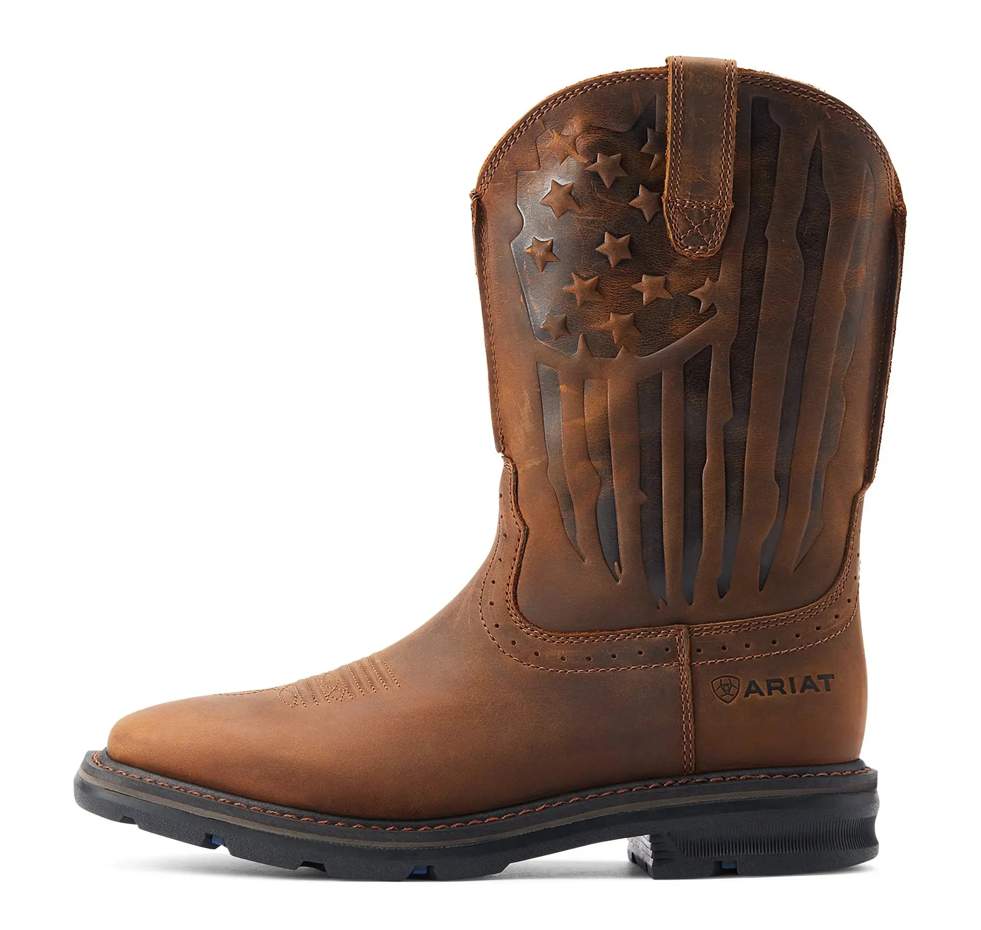 Men's Ariat Sierra Shock Shield Patriot Work Boot  Durable, Comfortable & Built to Last