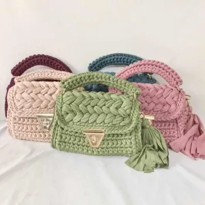Spring New Pure Hand-woven-حقيبة كتف نسائية