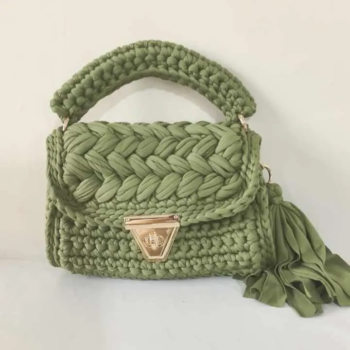 Spring New Pure Hand-woven-حقيبة كتف نسائية