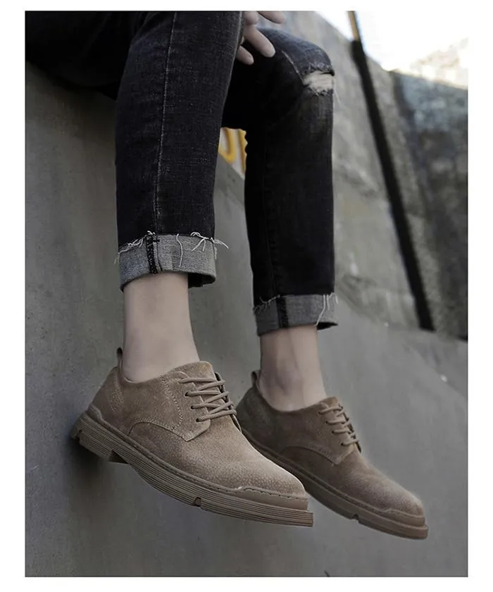West Louis Stylish London Flat Leather Shoes
