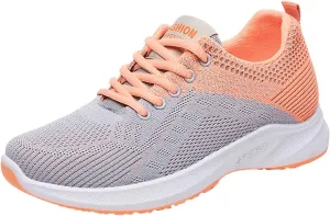 Women's Walking Shoes Mesh Breathable Lightweight Fashion Non Slip Work Shoes Women Sport Men Shoes Casual Casual Sneakers Brown Tennis Shoe Cross Trainer Shoe